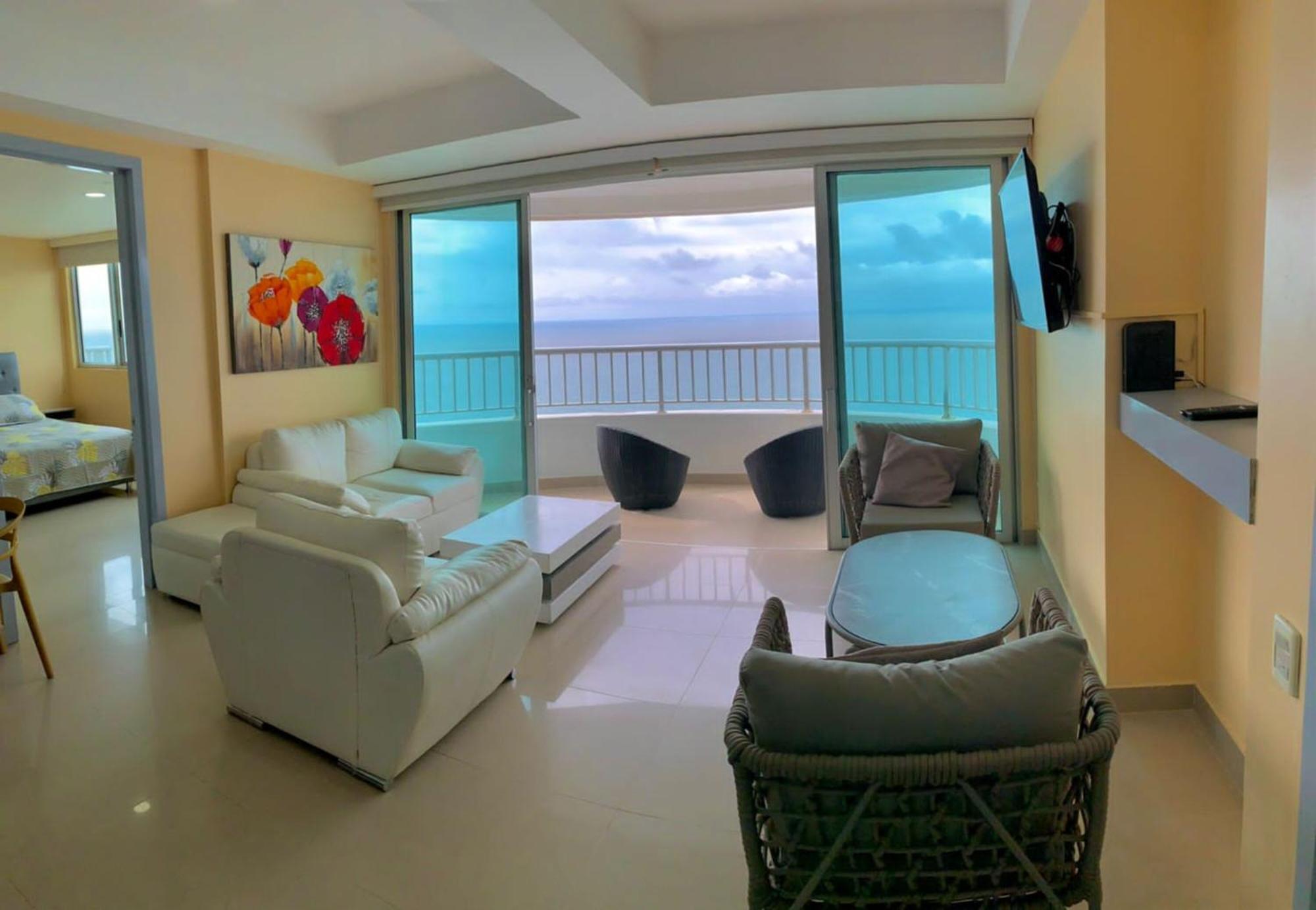 Apartamentos Palmetto - Frente Al Mar Cartagena Szoba fotó